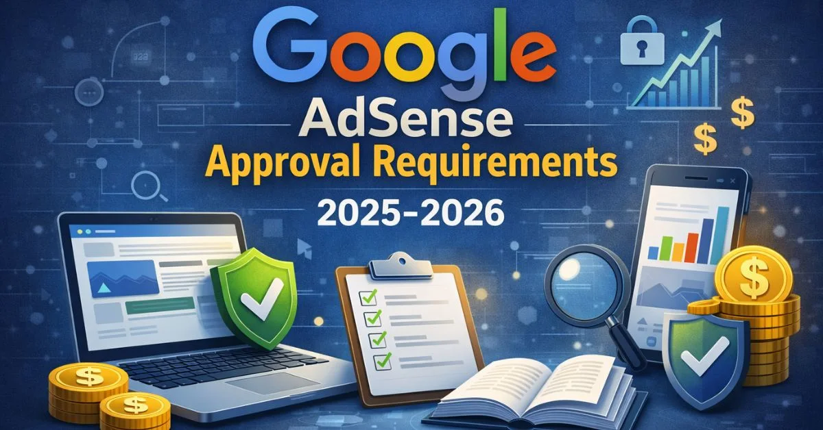 Google AdSense Approval Requirements 2025-2026